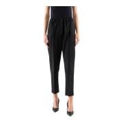 Casual broek met rechte pijpen Tela , Black , Dames