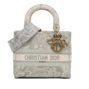 Pre-owned Canvas dior-bags Dior Vintage , Gray , Dames