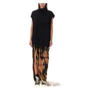 Edfu T Jurk Rick Owens , Black , Dames