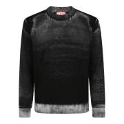 Verloop Ronde Hals Tee Diesel , Black , Heren