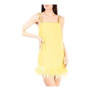 Elegante Jurk voor Speciale Gelegenheden Pinko , Yellow , Dames