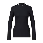 Sportief Langarmshirt Adidas by Stella McCartney , Black , Dames