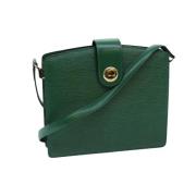 Pre-owned Leather louis-vuitton-bags Louis Vuitton Vintage , Green , D...