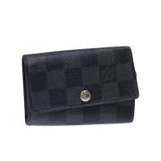 Pre-owned Coated canvas key-holders Louis Vuitton Vintage , Black , Da...