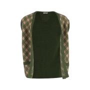 Pre-owned Wool tops Celine Vintage , Green , Dames