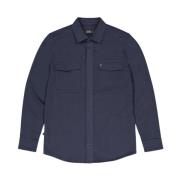 Blauwe Overshirt met Finn Pocket Butcher of Blue , Blue , Heren