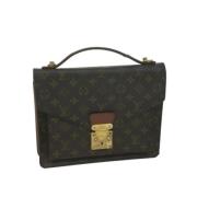 Pre-owned Canvas handbags Louis Vuitton Vintage , Brown , Dames