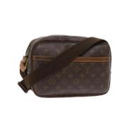 Pre-owned Canvas louis-vuitton-bags Louis Vuitton Vintage , Brown , Da...