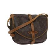 Pre-owned Canvas louis-vuitton-bags Louis Vuitton Vintage , Brown , Da...