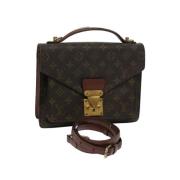 Pre-owned Canvas louis-vuitton-bags Louis Vuitton Vintage , Brown , Da...