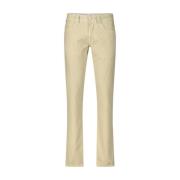 Slim Fit Geknoopte Broek Tramarossa , Beige , Heren