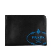 Pre-owned Leather prada-bags Prada Vintage , Black , Dames