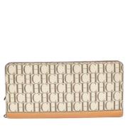 Pre-owned Coated canvas wallets Carolina Herrera Pre-owned , Beige , D...