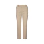 Bruine Rechte Wollen Broek Ermanno Scervino , Brown , Dames