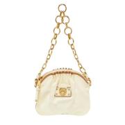 Pre-owned Leather shoulder-bags Marc Jacobs Pre-owned , White , Dames