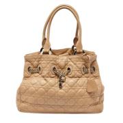 Pre-owned Leather totes Dior Vintage , Beige , Dames