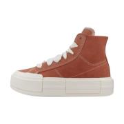 Klassieke Hoge Top Sneakers Converse , Brown , Dames