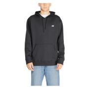 Zwarte Katoenen Hoodie Mannen Herfst/Winter New Balance , Black , Here...