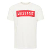 Austin Korte Mouw Shirt Mustang , White , Heren