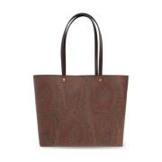 Bruine Paisley Jacquard Shopper Etro , Brown , Dames