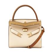 Petite Double Lee Radziwill Tas Tory Burch , Brown , Dames