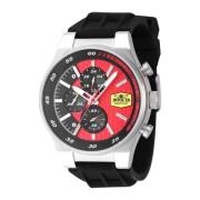 Racing Quartz Horloge Rode Wijzerplaat Invicta Watches , Gray , Heren