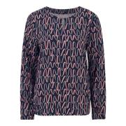 Blouse met patroon, vrouwelijke stijl Betty Barclay , Multicolor , Dam...