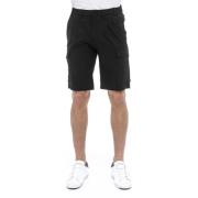 Urban Stretch Bermuda Shorts People of Shibuya , Black , Heren