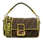 Pre-owned Canvas fendi-bags Fendi Vintage , Brown , Dames