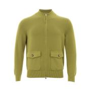 Elegante groene katoenen vest Gran Sasso , Green , Heren