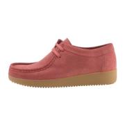 Ruby Suède Schoenen Nature Footwear , Red , Dames