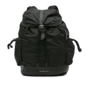 Pre-owned Nylon backpacks Burberry Vintage , Black , Dames