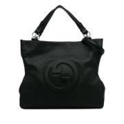 Pre-owned Leather gucci-bags Gucci Vintage , Black , Dames