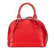 Pre-owned Leather louis-vuitton-bags Louis Vuitton Vintage , Red , Dam...