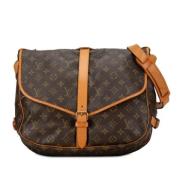 Pre-owned Canvas crossbody-bags Louis Vuitton Vintage , Brown , Dames