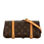 Pre-owned Canvas crossbody-bags Louis Vuitton Vintage , Brown , Dames