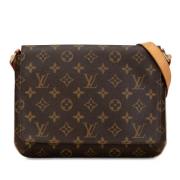 Pre-owned Canvas louis-vuitton-bags Louis Vuitton Vintage , Brown , Da...