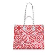 Pre-owned Canvas louis-vuitton-bags Louis Vuitton Vintage , Red , Dame...