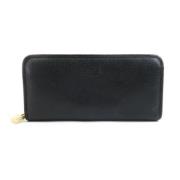 Pre-owned Leather wallets Loewe Pre-owned , Black , Dames