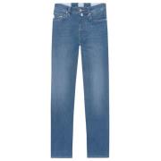 Blauwe Katoenen Jeans Broek Tramarossa , Blue , Heren