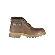 Elegante Veterschoenen met Contrastdetails Carrera , Brown , Dames