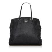 Pre-owned Leather fendi-bags Fendi Vintage , Black , Dames