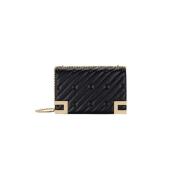 Schoudertas met band Elisabetta Franchi , Black , Dames