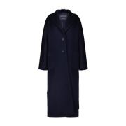 Oversized Wollen Jas Cinzia Rocca , Blue , Dames