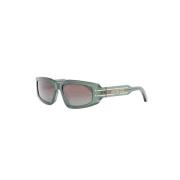 Signature Light Green Gradient Brown Zonnebril Dior , Brown , Unisex