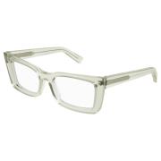 Transparant Groene Eyewear Frames SL 554 Saint Laurent , Green , Unise...