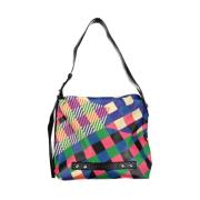 Zwarte Schoudertas met Verstelbare Band Desigual , Multicolor , Dames