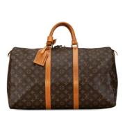 Pre-owned Canvas louis-vuitton-bags Louis Vuitton Vintage , Brown , Da...