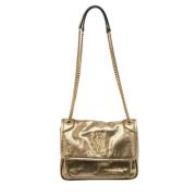 Pre-owned Leather shoulder-bags Yves Saint Laurent Vintage , Gray , Da...