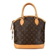 Pre-owned Canvas handbags Louis Vuitton Vintage , Brown , Dames